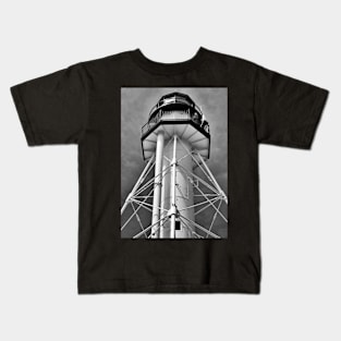 Black and White Beacon Kids T-Shirt